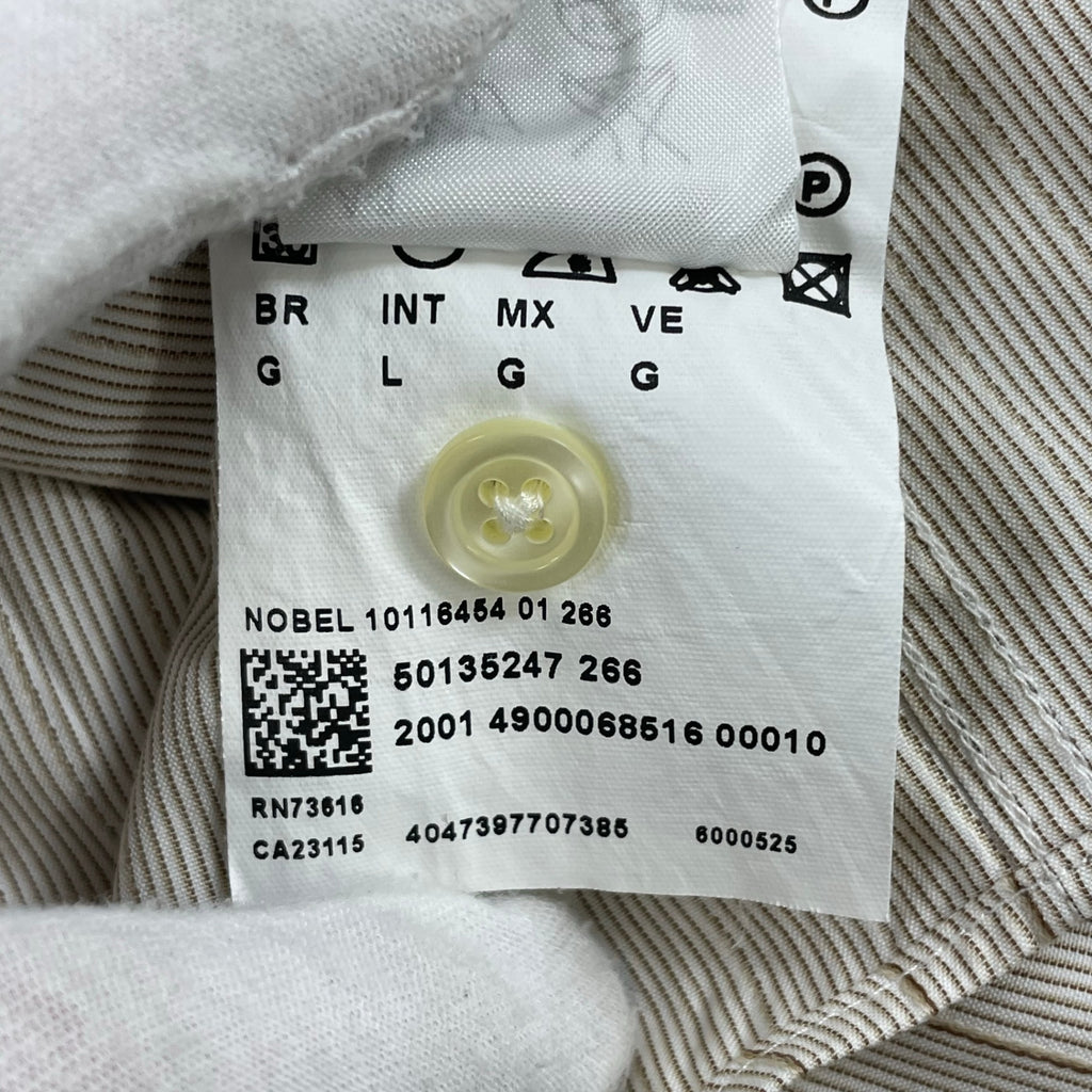 BOSS HUGO BOSS / ダブルカフス 切替デザインシャツ SIZE:L
