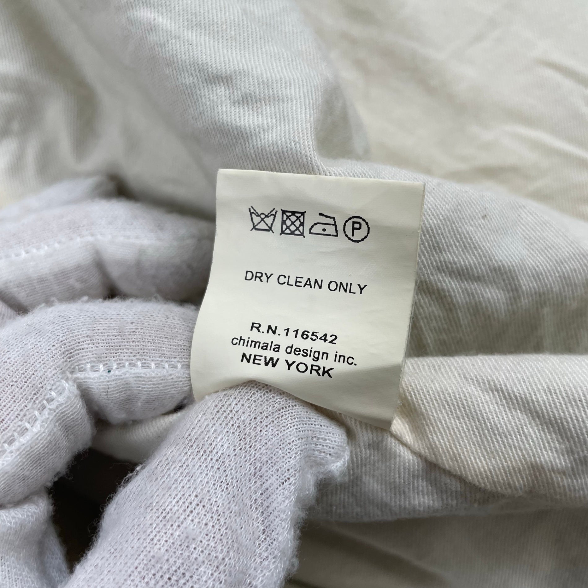 chimala チマラ / NY コットンウールツイードコート 参考定価：55,000程度 SIZE：S