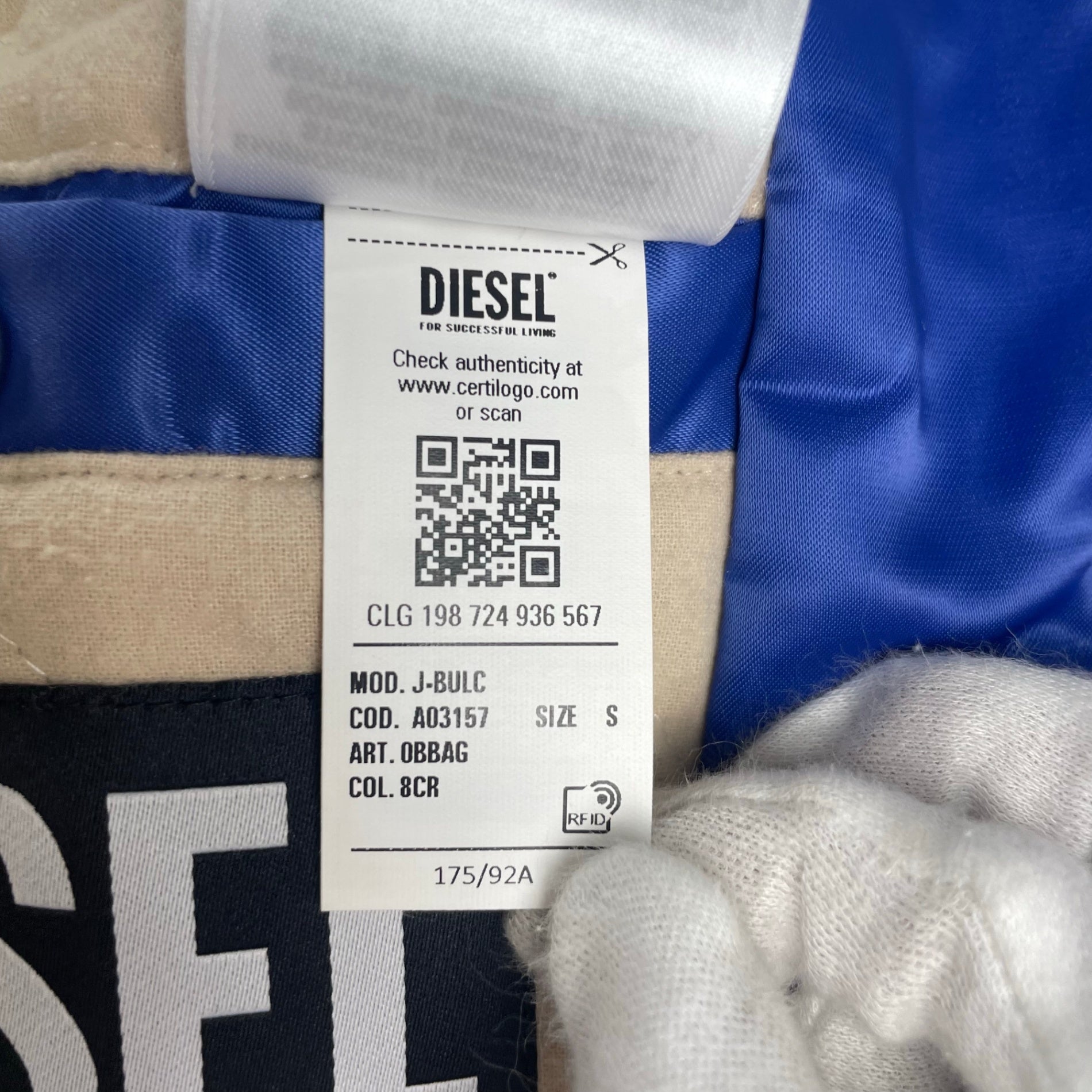 DIESEL ディーゼル / スタジャン バーシティージャケット 美品 参考定価：48,000+tax SIZE：S