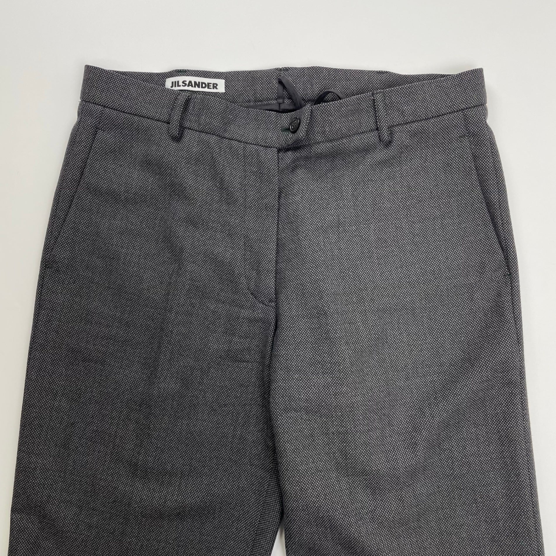 JIL SANDER ポリエステル テーパード スラックス グレー 54 JIL SANDER ジルサンダー / センタープリーツストレートスラックス