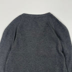 ARMANI JEANS / シルク切替ロングニットカーディガン 参考定価：55,000程度 SIZE:US M