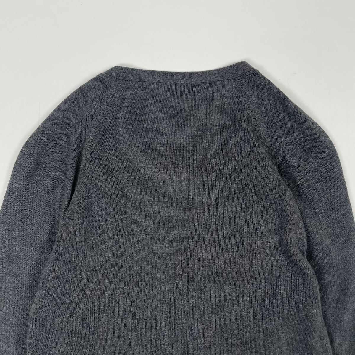 ARMANI JEANS / シルク切替ロングニットカーディガン 参考定価：55,000程度 SIZE:US M