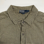 Polo by Ralph Lauren / スウェット生地 ハウンドトゥース シャツ SIZE：XXL