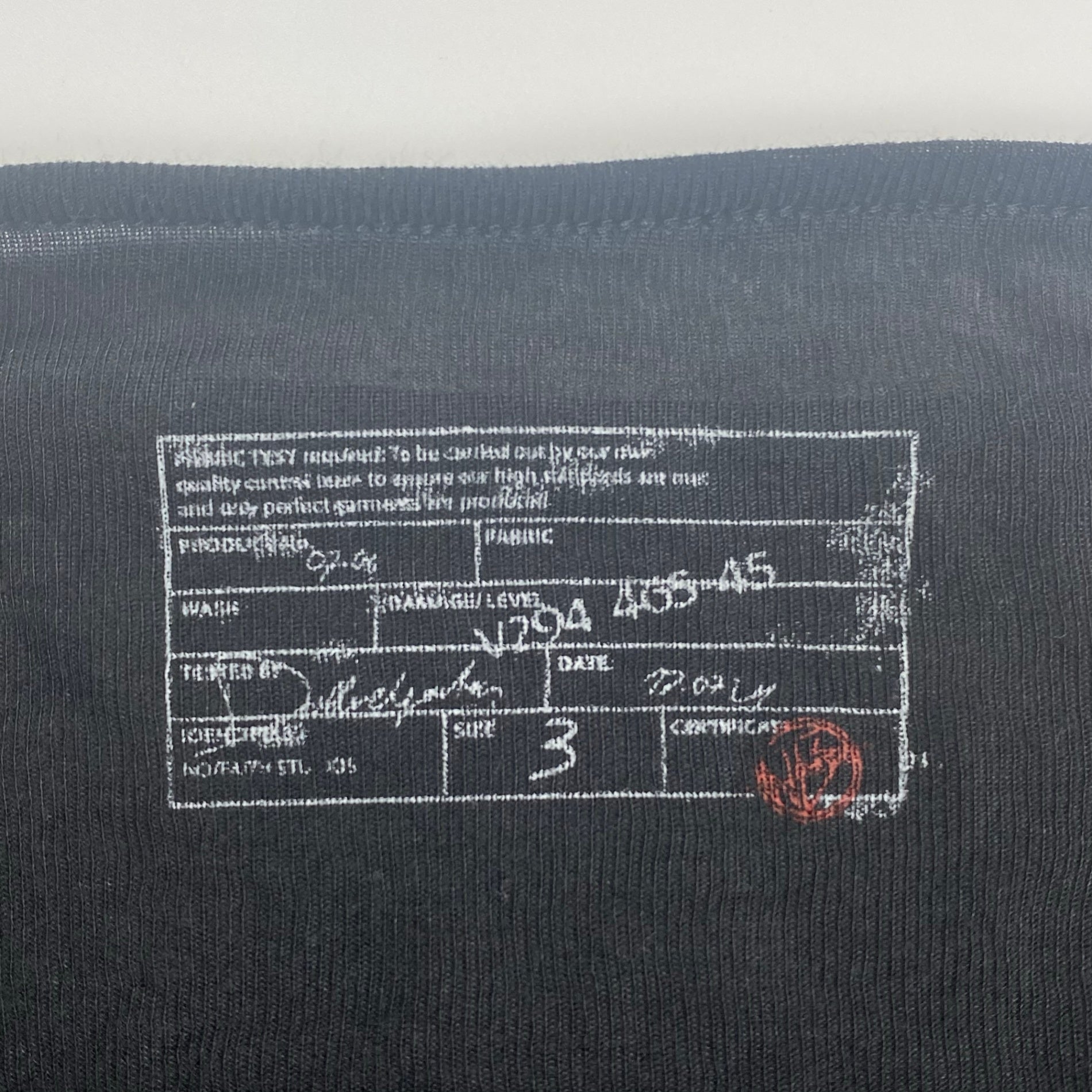 【タグ付】 NO/FAITH STUDIOS / DOUBLE LAYERED LONG SLEEVE ダブルレイヤードロングスリーブTシャツ SIZE:3