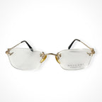 BVLGARI / オニキス リムレスアイウェア デモレンズ入り 参考定価：75,000程度 SIZE:51-20 135