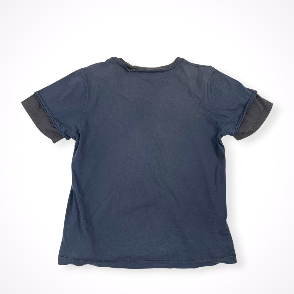 Neil Barrett / VネックレイヤードTシャツ SIZE:S
