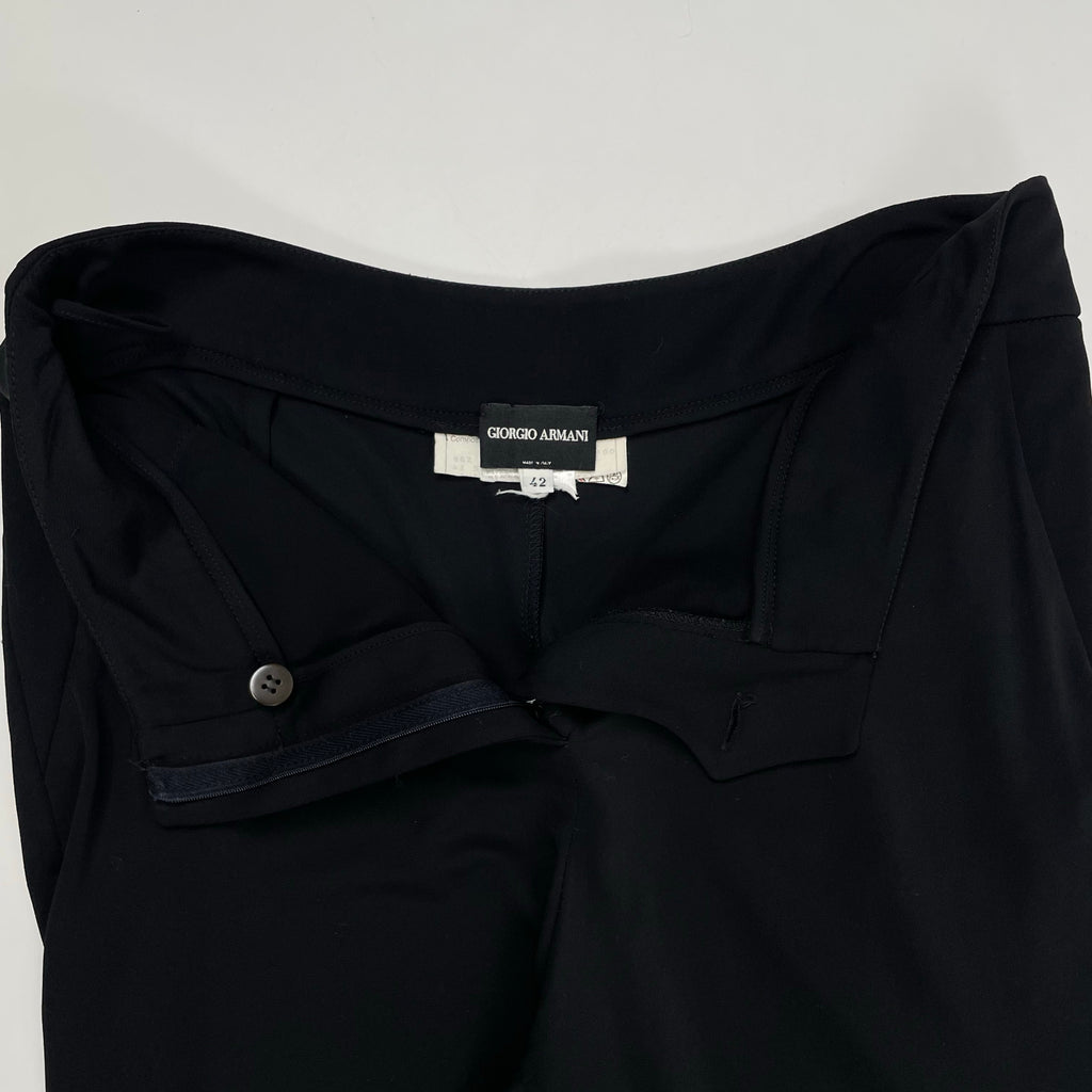 GIORGIO ARMANI / レーヨンMIXストレートパンツ BORGO21製 参考定価：160,000程度 SIZE：42