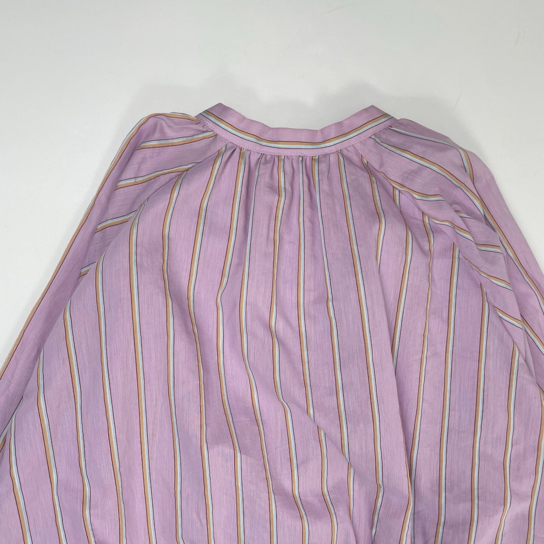 自由区 Class Lounge / レイヤード風 ストライプ シャツ ワンピース 参考定価：45,000+tax SIZE:38