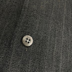 Ermenegildo Zegna エルメネジルドゼニア / コットンヘリンボーンシャツ 貝ボタン SIZE:S
