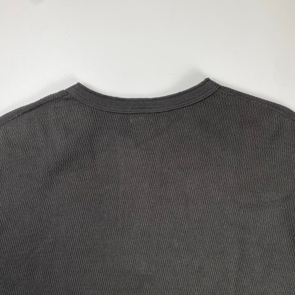 【タグ付】 Healthknit ヘルスニット × BEAMS PLUS ビームスプラス / 別注 Honeycomb Thermal Henry Neck T-shirt ヘンリーネック カットソー 参考定価：7,000+tax SIZE:XL