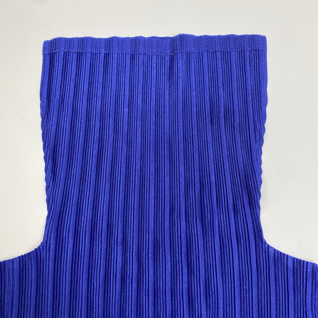 PLEATS PLEASE ISSEY MIYAKE プリーツプリーズ イッセイミヤケ / プリーツ タートルネックカットソー ブルー SIZE:3
