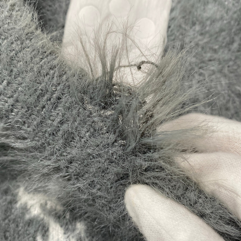 NUTEMPEROR ヌートエンペラー ナットエンペラー / Vegetable Project モヘアニット グレー SIZE：2