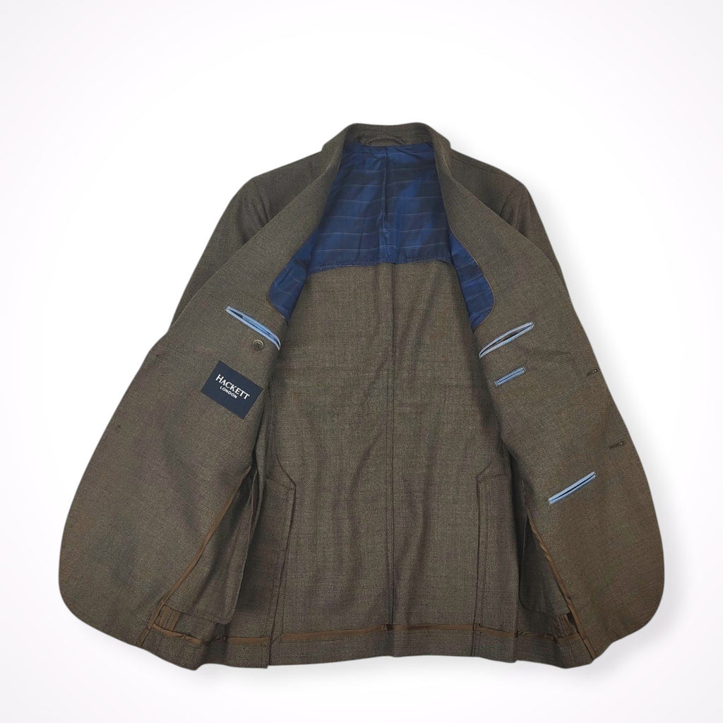 HACKETT LONDON / アンコンジャケット SUMMER BASKETWEAVE 参考定価：70,000程度 SIZE：38L