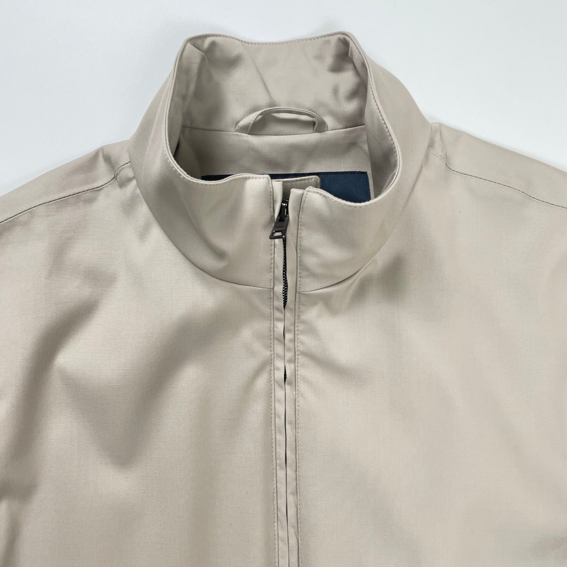 HERNO × Loro Piana ヘルノ ロロピアーナ / STORM SYSTEM スタンドカラーブルゾン ヴァルスタージャケット 参考定価：179,000+tax SIZE：46