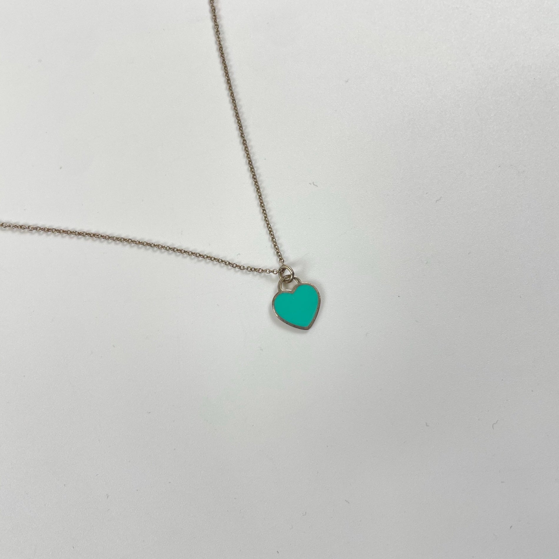 TIFFANY＆CO ティファニー / ブルーダブルハートタグペンダント 参考定価：44,000+tax