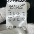 BAY FLOW × CHARI＆Co / コラボベースボールシャツ 参考定価：12,000程度 SIZE:3
