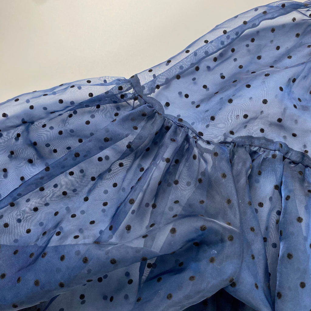 yori ヨリ / ドット柄シアーブラウス SIZE:FREE