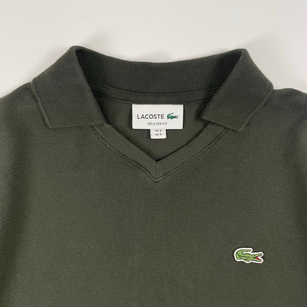 LACOSTE / L.12.12アレンジ スキッパーネックポロシャツ 参考定価：15,000+tax SIZE：5