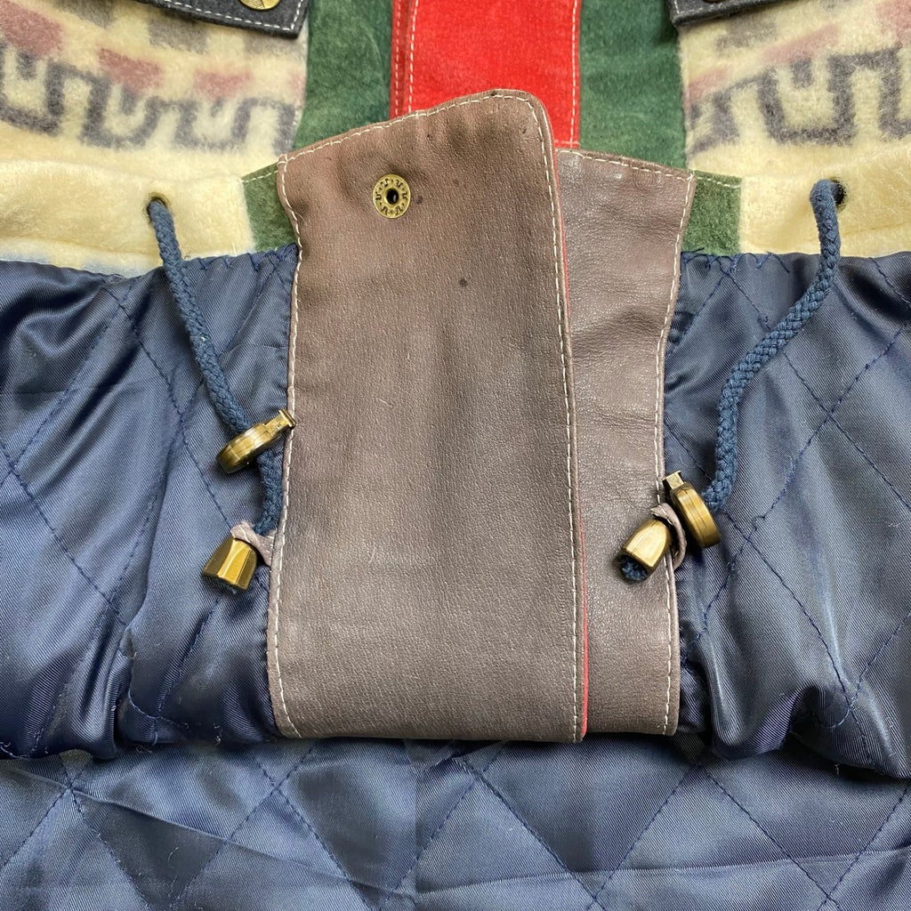 VINTAGE ヴィンテージ / ヴィンテージ フリース×レザー ジャケット SIZE：M