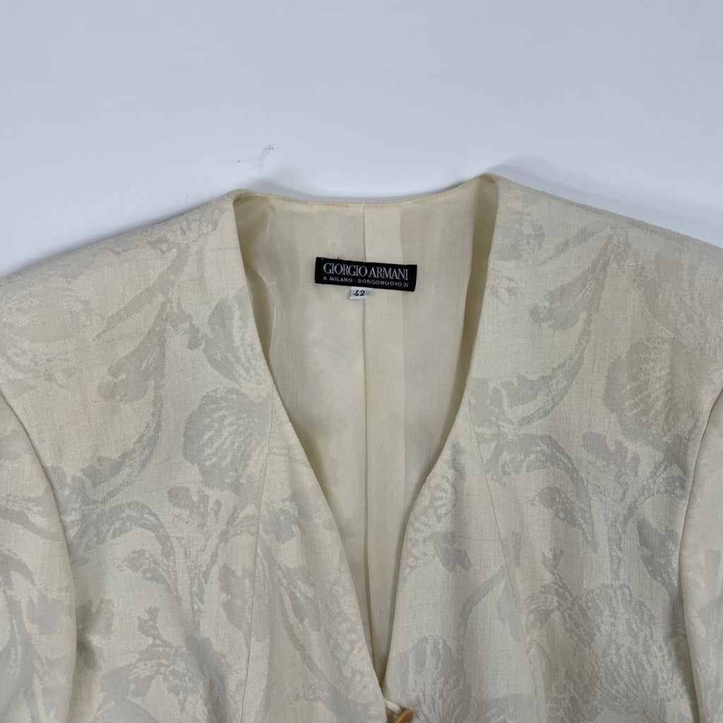 GIORGIO ARMANI / 4Bジャガードジャケット BORGO21製 参考定価：300,000程度