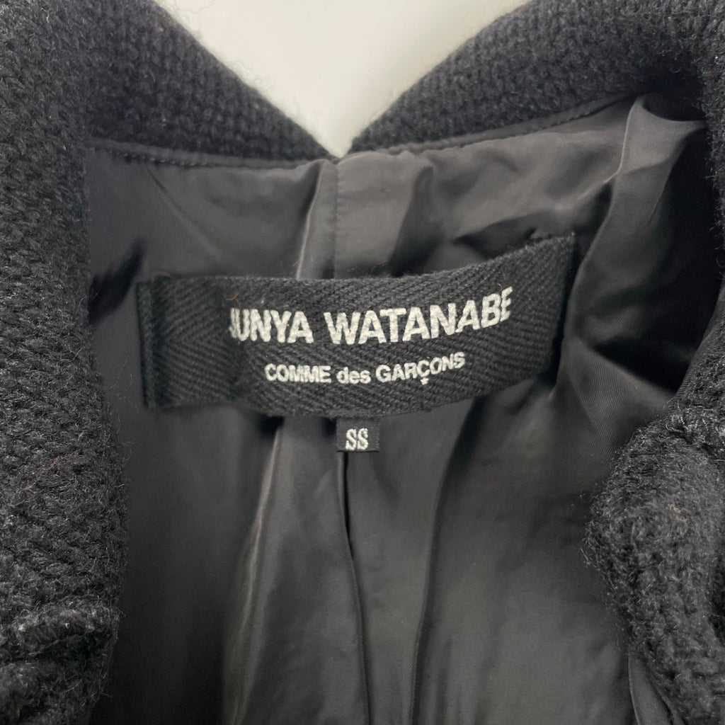 JUNYA WATANABE COMME des GARCONS ジュンヤワタナベ コムデギャルソン / 07AW アシンメトリーポケット ウールニットスリムジャケット SIZE:SS