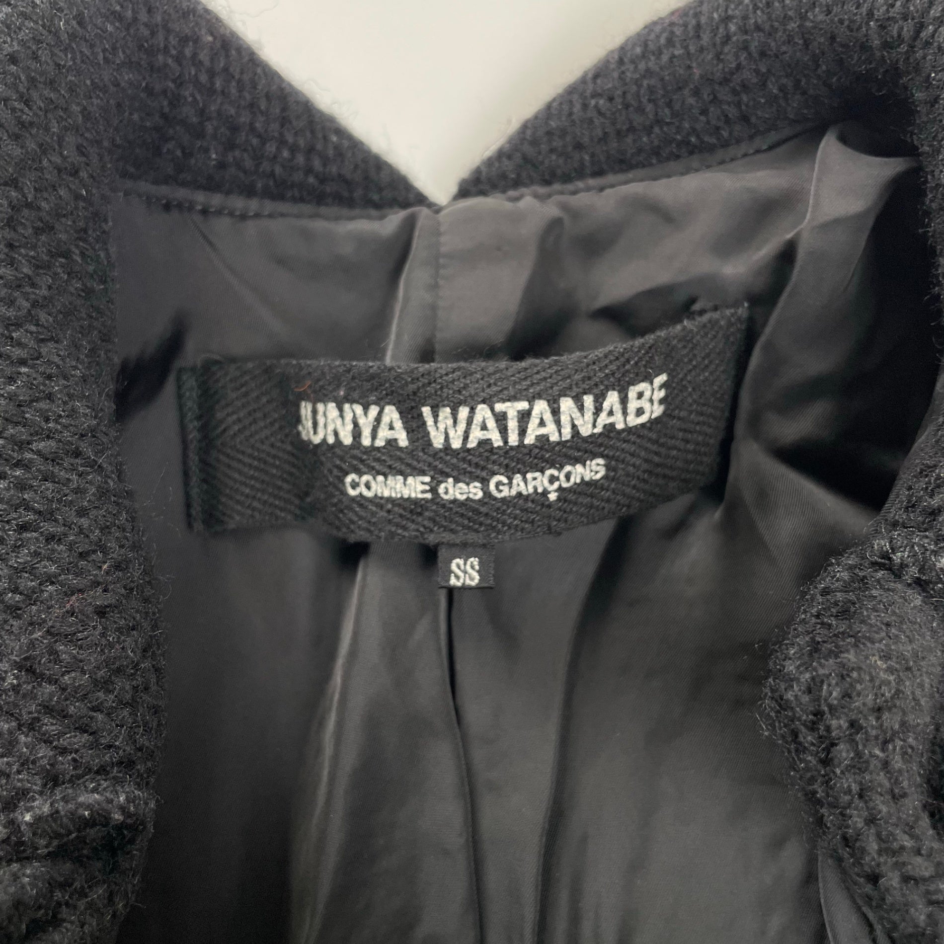 JUNYA WATANABE COMME des GARCONS ジュンヤワタナベ コムデギャルソン / 07AW アシンメトリーポケット ウールニットスリムジャケット SIZE:SS