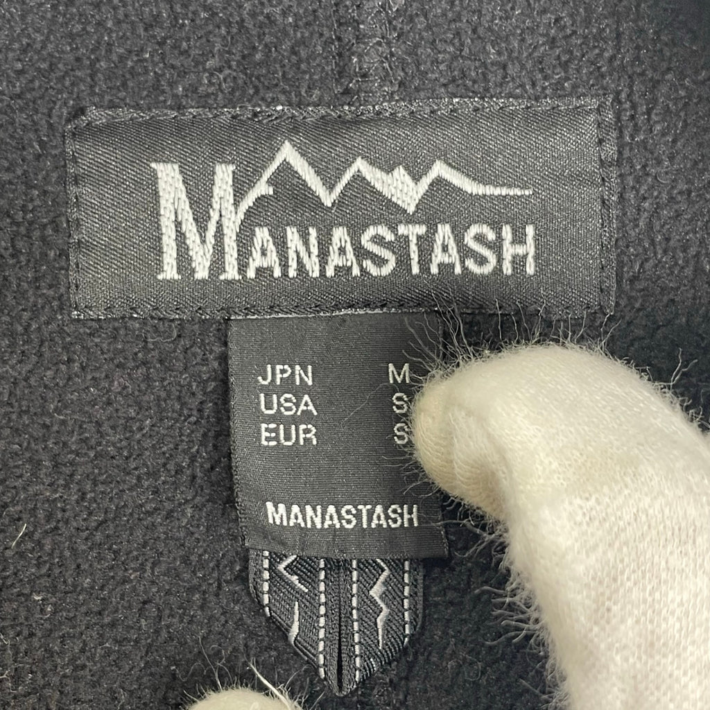 MANASTASH マナスタッシュ / 半纏フリースジャケット キモノ ブラック  SIZE:M