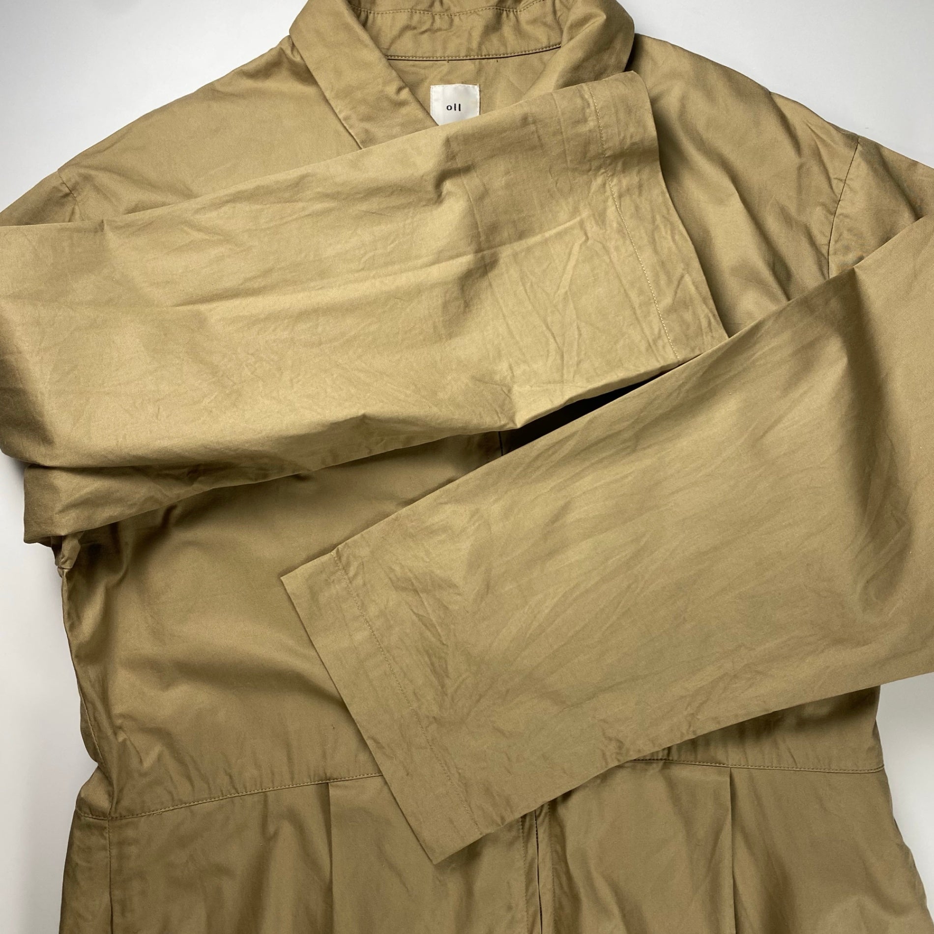 oll × FRAMeWORK オール フレームワーク / JUMPSUIT ジャンプスーツ ベージュ 参考定価：22,000+tax SIZE:02