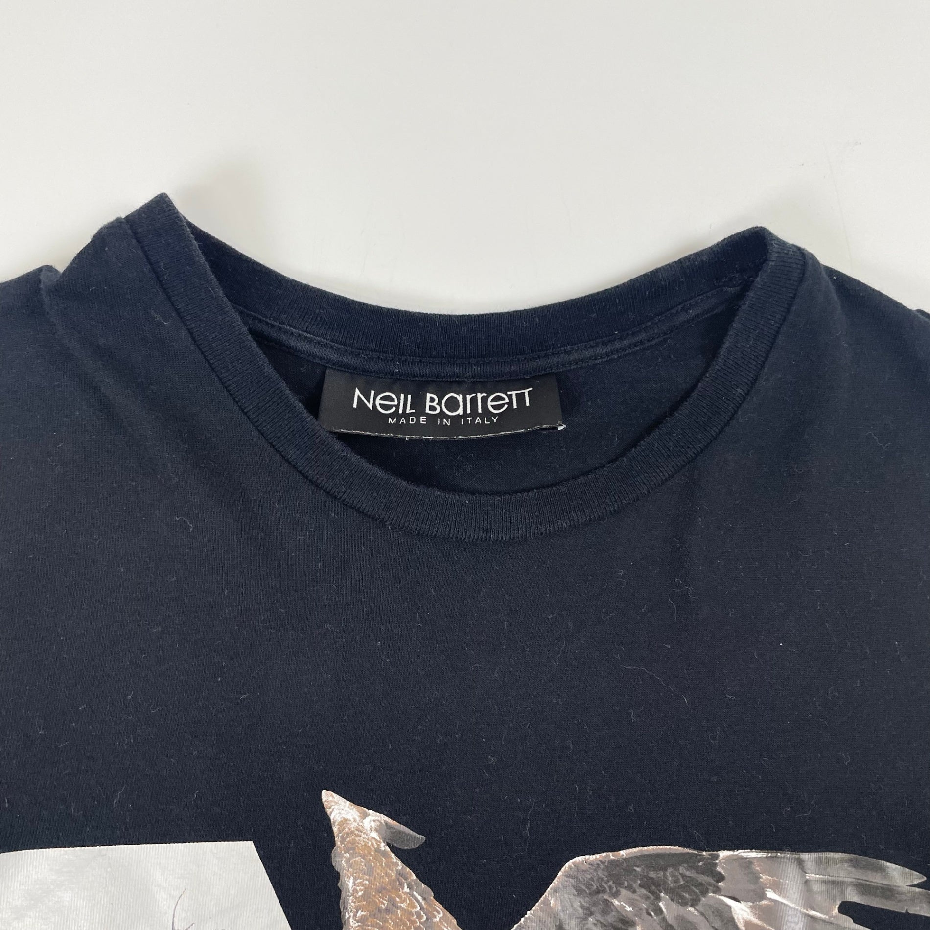 NEIL BARRETT / ホース＆イーグルプリントTEE ハイブリッド 参考定価：30,000程度 SIZE:S