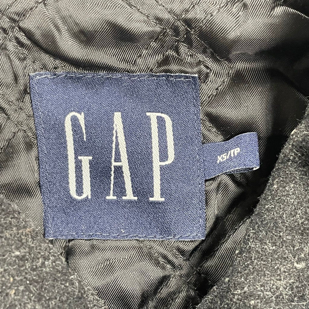 GAP / 00s メルトン スポーツジャケット ブラック SIZE：XS(M程度)