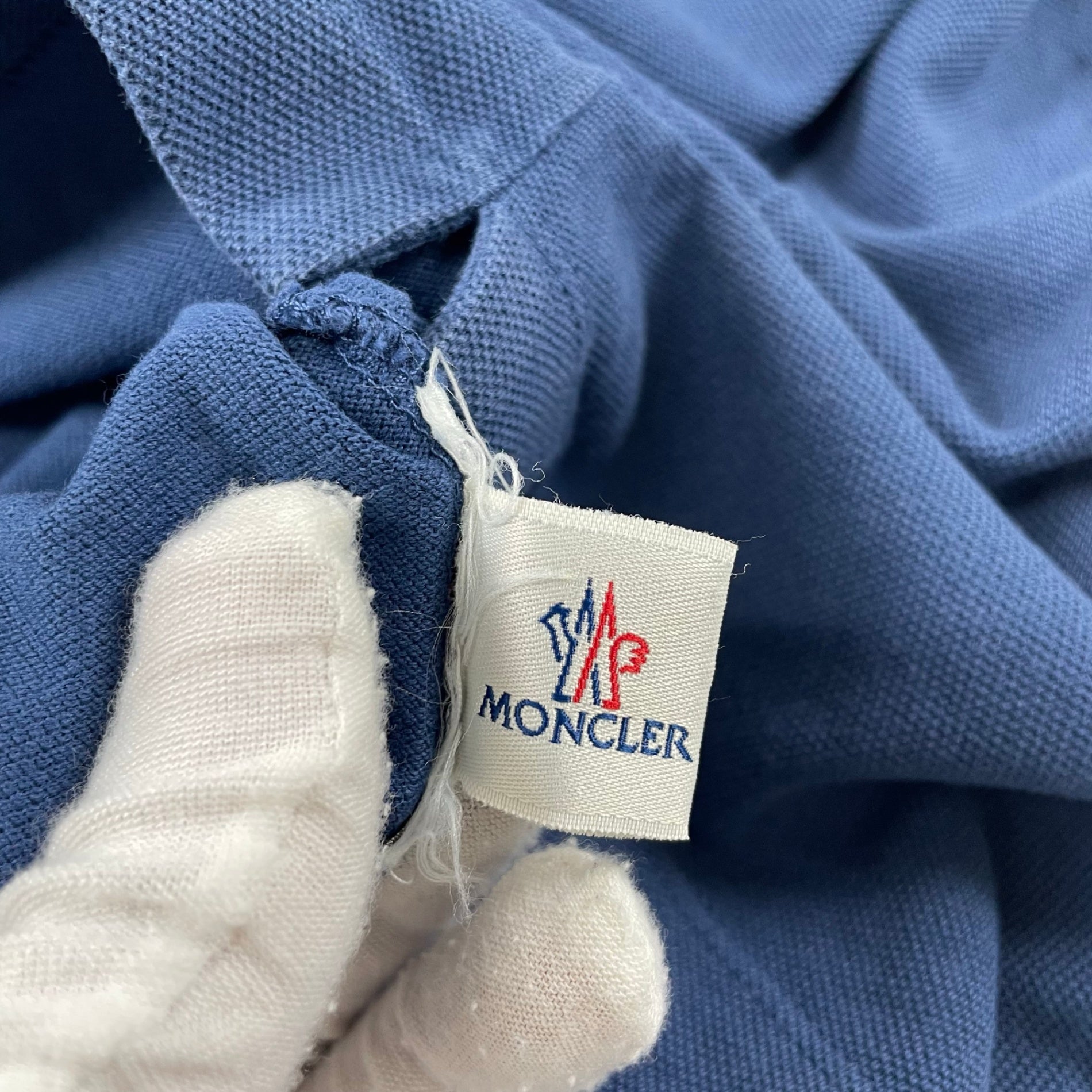MONCLER / ワンポイントワッペン ポロシャツ  SIZE:L
