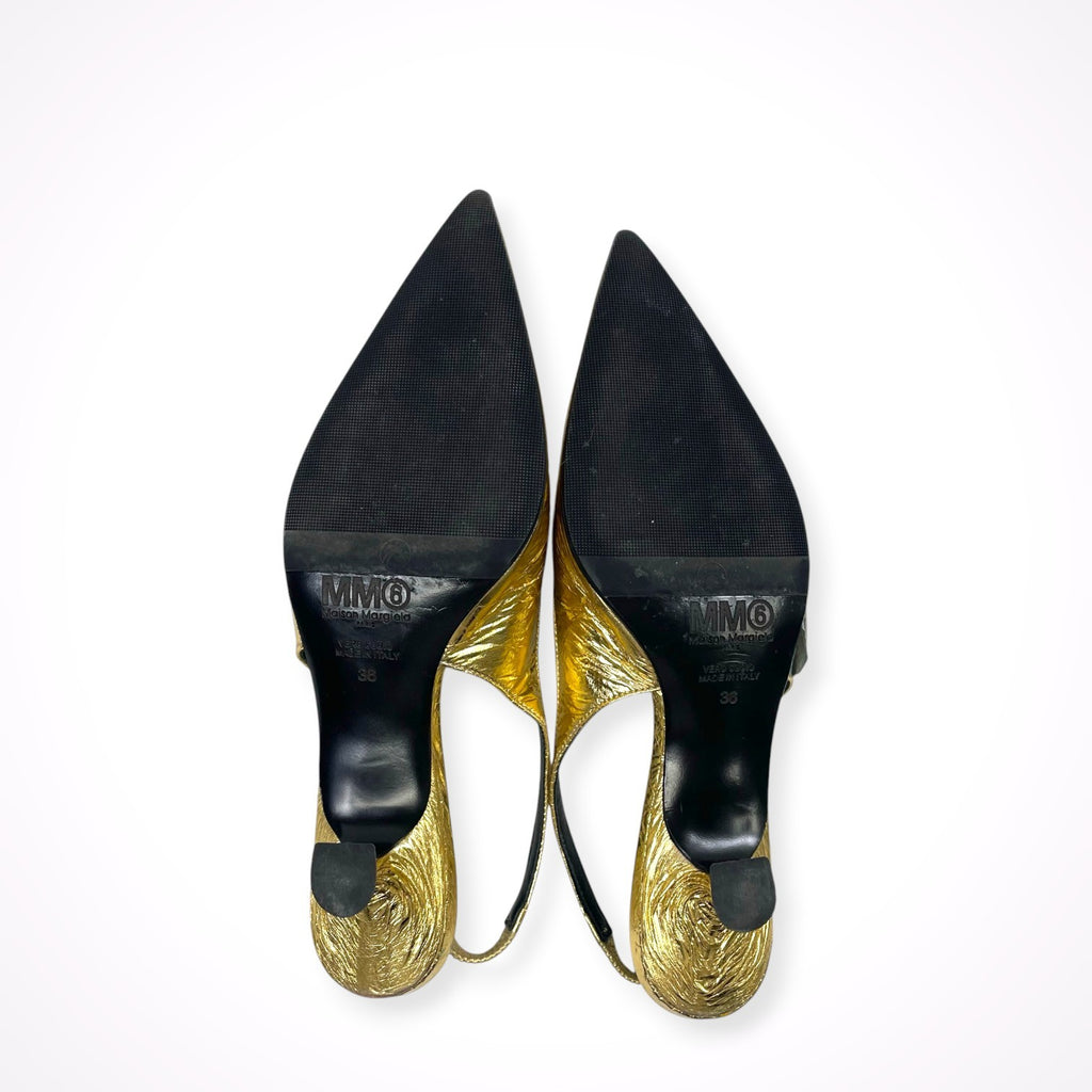 MM6 / ポインテッドサンダル 参考定価：75,000程度 SIZE:36