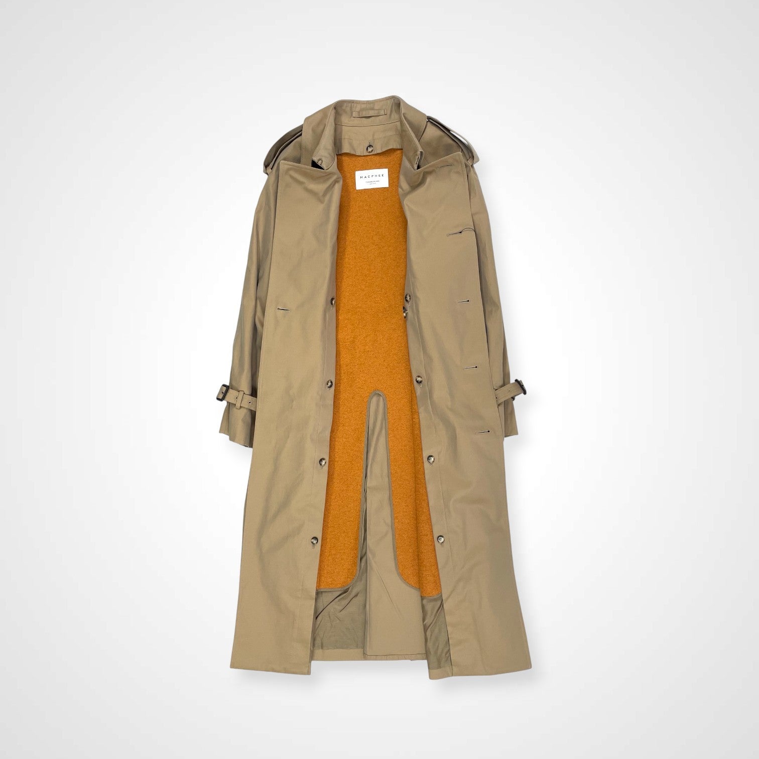 MACPHEE マカフィー / コットンギャバジントレンチコート 未使用品 参考定価：63,000+tax SIZE:34