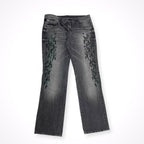 ERMANNO SCERVINO / ビジューデザインデニムパンツ 参考定価：110,000程度 SIZE:42