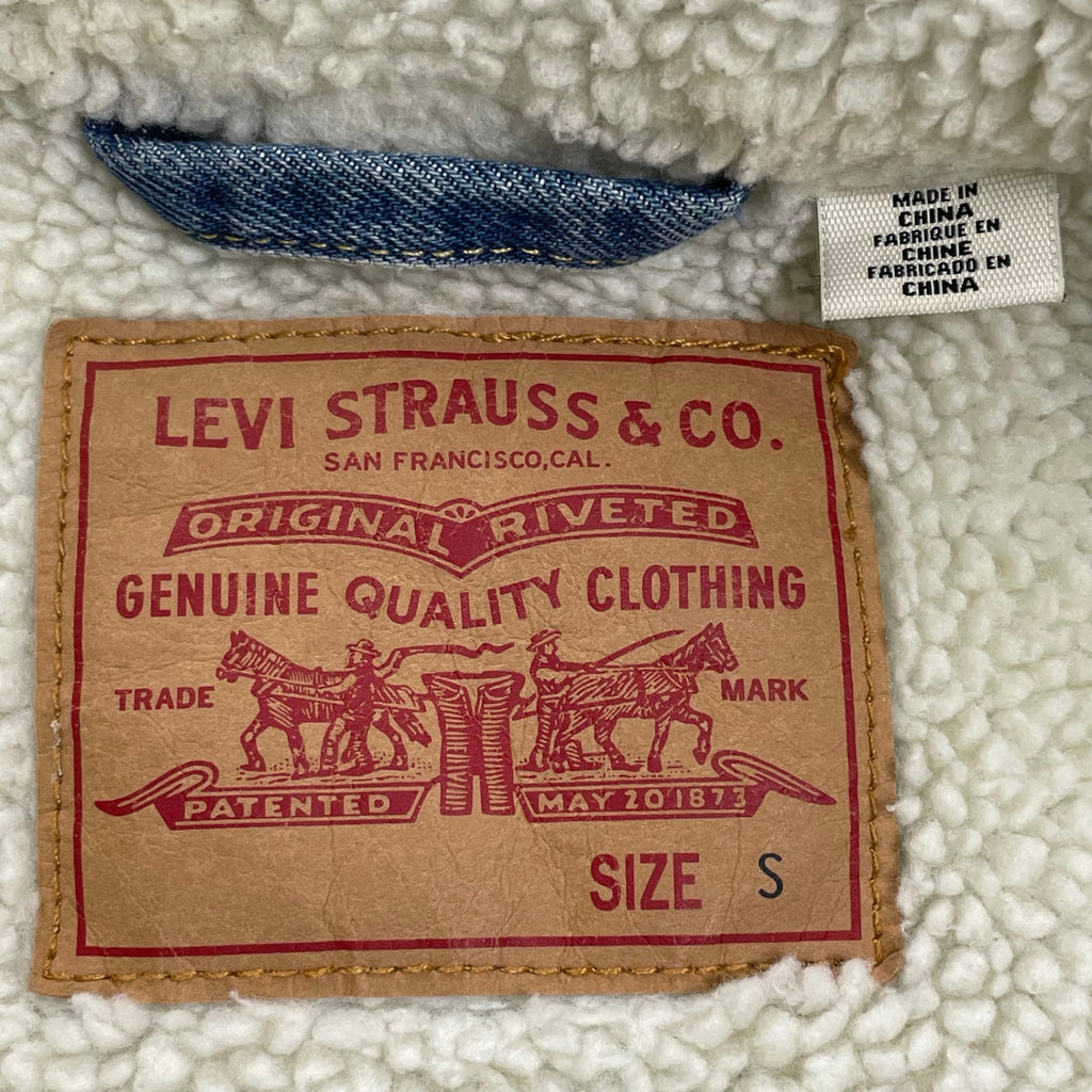 Levi's × MICKEY MOUSE リーバイス ミッキーマウス DISNEY ディズニー / コラボ トラッカージャケット ランチジャケット ミッキー90周年 参考定価：15,000+tax SIZE:S