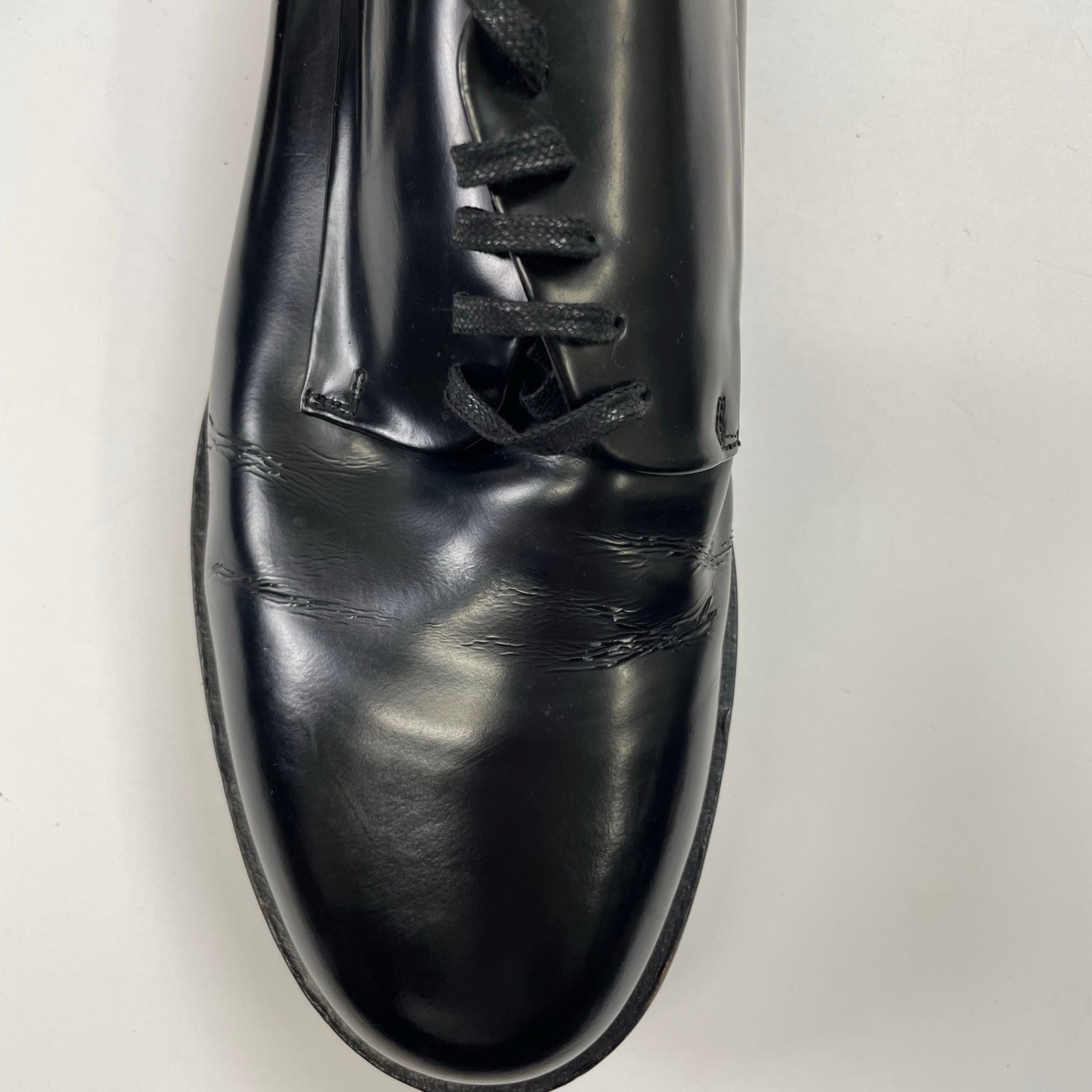ARMANI COLLEZIONI / プレーントゥシューズ 参考定価：70,000程度 SIZE:25.5cm