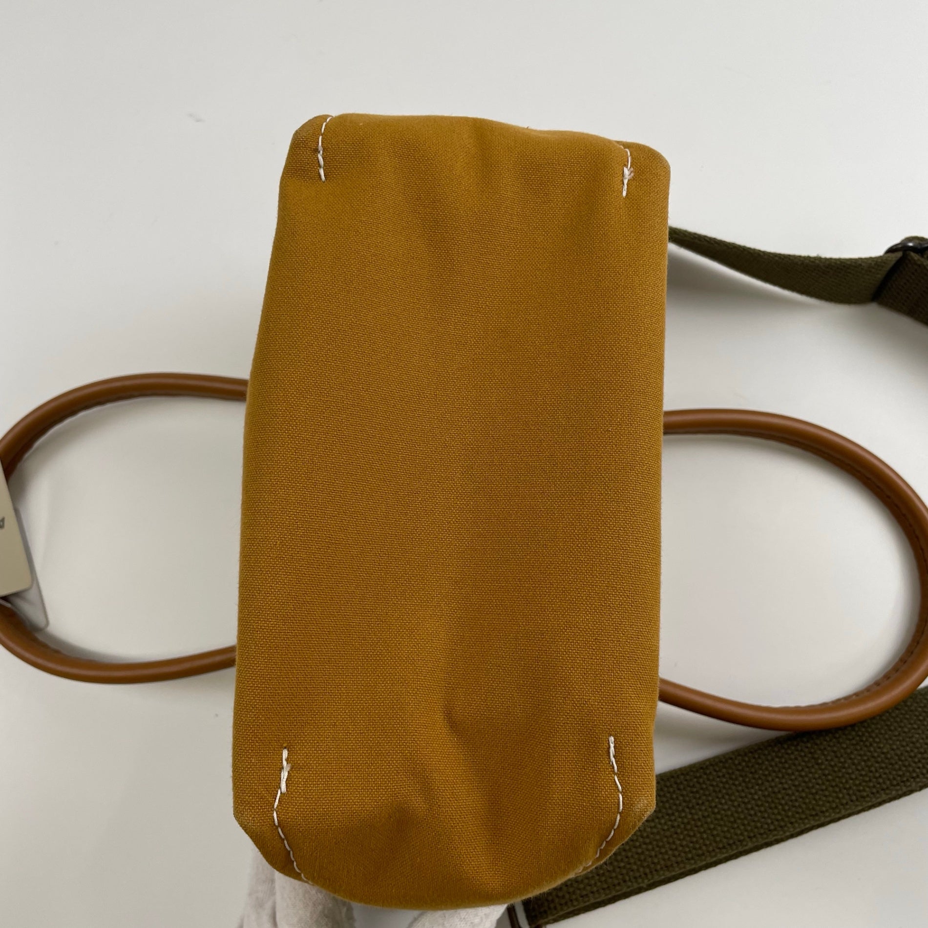 L.L. BEAN × BEAMS BOY / 別注 Deep Bottom Leather Handle Zip Tote Mini 参考定価：24,000+tax
