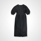 VERMEIL par IENA ヴェルメイユ パー イエナ / P/Ryツイルウエストシェイプ パフスリーブワンピース 参考定価：25,000+tax SIZE:40