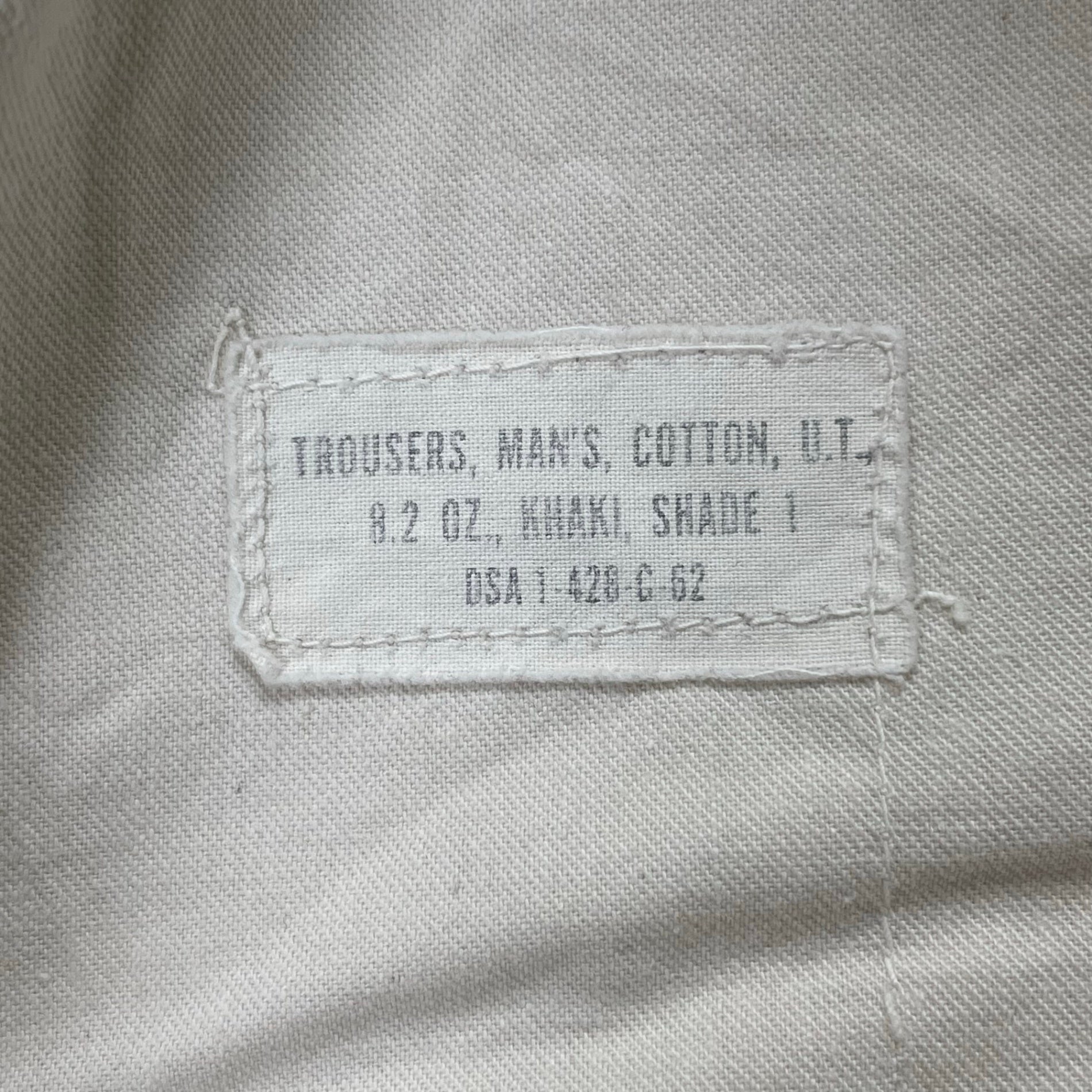 VINTAGE ヴィンテージ / 60s OG107ミリタリーチノ RAPID両爪 SIZE：30×33