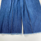 AALTO アールト / Jean with pleats ワイド デニムパンツ カットオフ SIZE:36