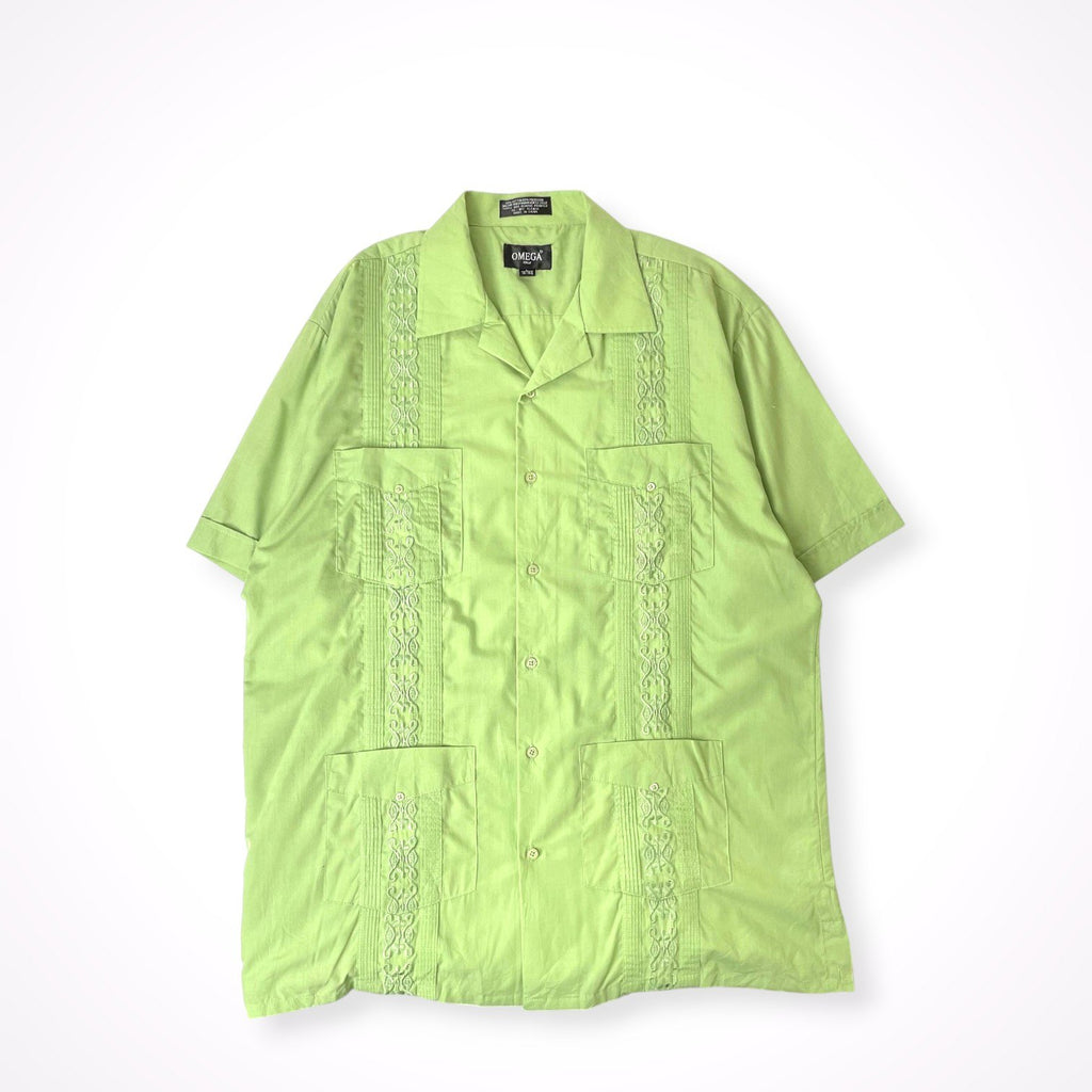 OMEGA / ヴィンテージキューバシャツ グリーン SIZE：L