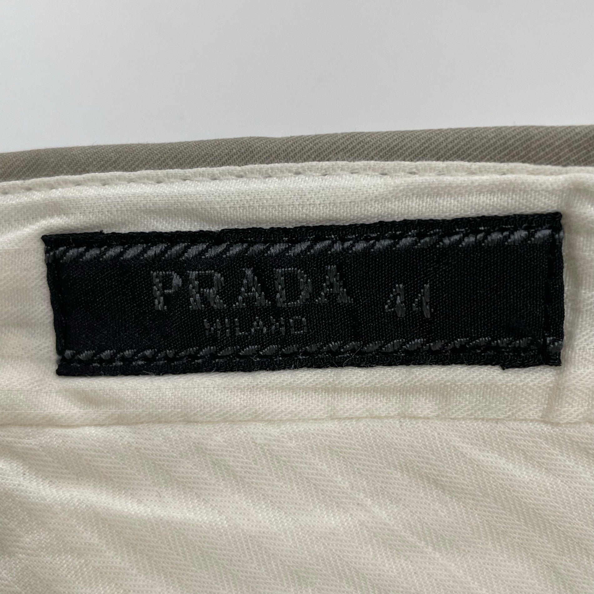 PRADA プラダ / コットンテーパードチノ ドレスチノスラックス 2010年製 SIZE：44