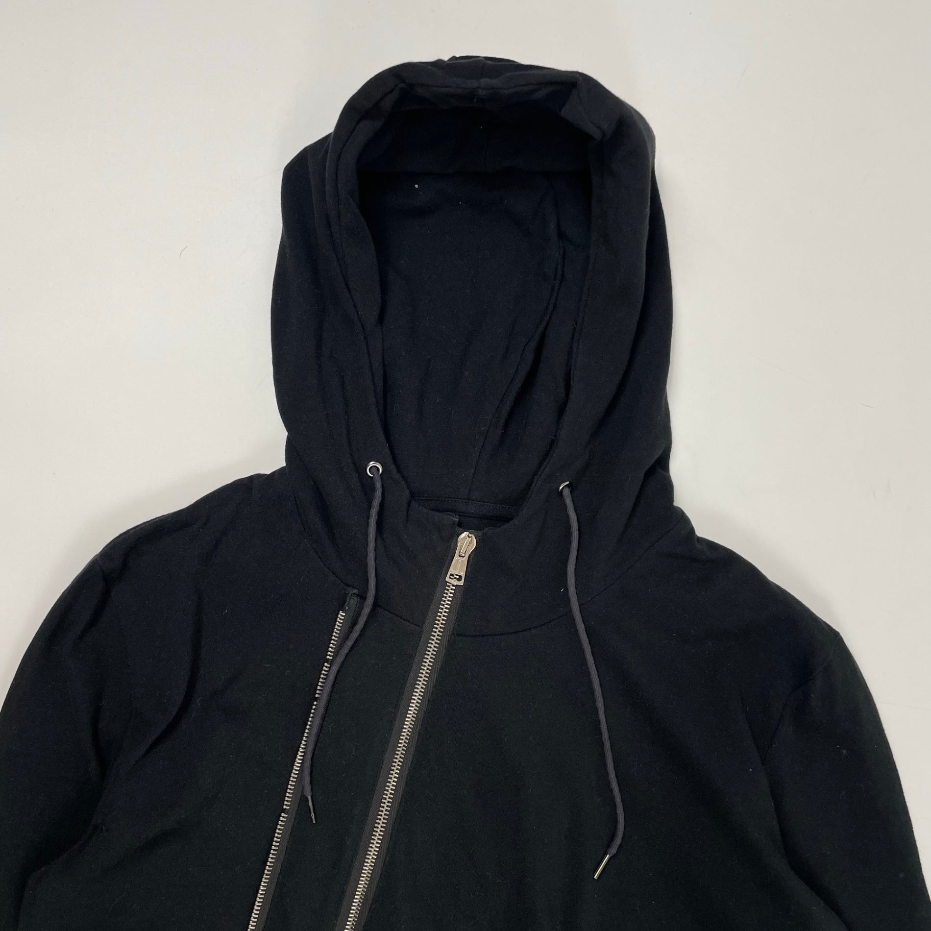 DIET BUTCHER SLIM SKIN / 12FW スラントダブルジップパーカー 参考定価：32,000程度 SIZE:2