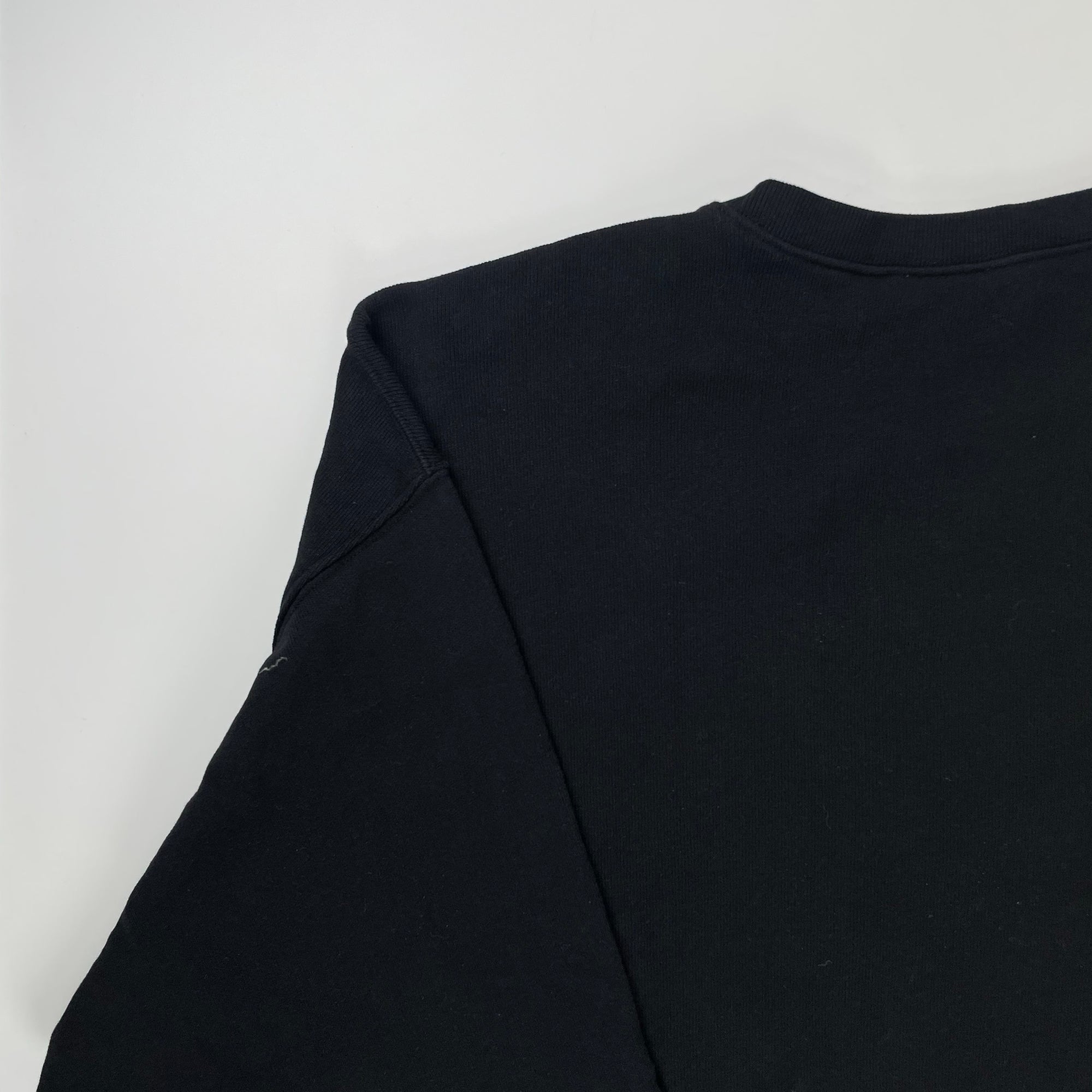 STAR&STRIPE スターアンドストライプ / クルーネックスウェット ブラック 参考定価：9,800+tax SIZE：M