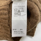 ATON エイトン / BABY ALPACA HIGH NECK SWEATER ブラウン 参考定価：31,000+tax SIZE:2