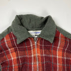 【最初期】 COMME des GARCONS SHIRT コムデギャルソンシャツ / ヴィンテージ 縮絨切替シャツ MADE IN FRANCE SIZE:S
