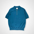 +81 PLUS EIGHTY ONE / ハーフジップニットポロシャツ 未使用品 参考定価：23,000+tax SIZE:46