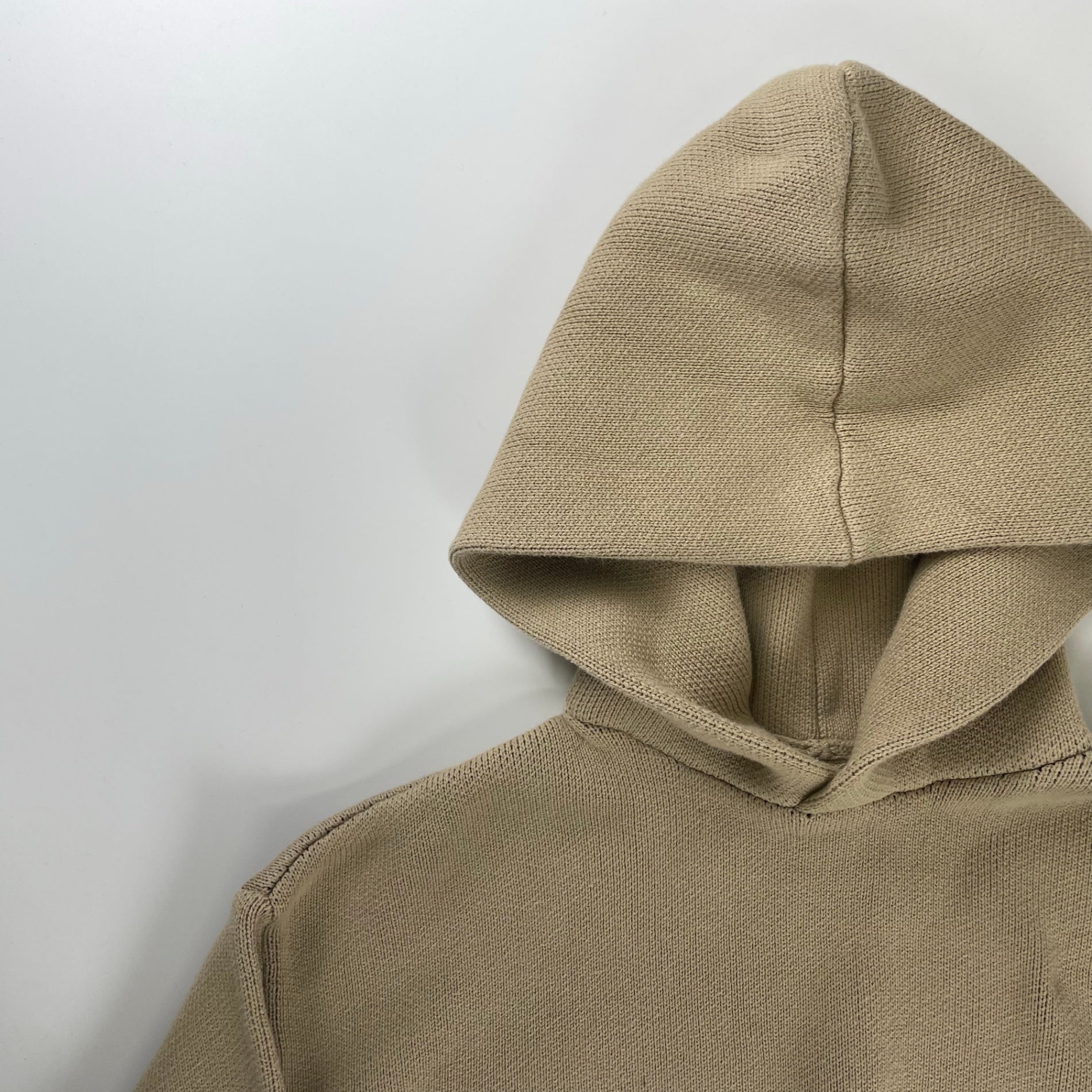 LABROS ラブロス / DINO HOODED SWEATER ニットパーカー ベージュ 参考定価：25,000程度 SIZE:L