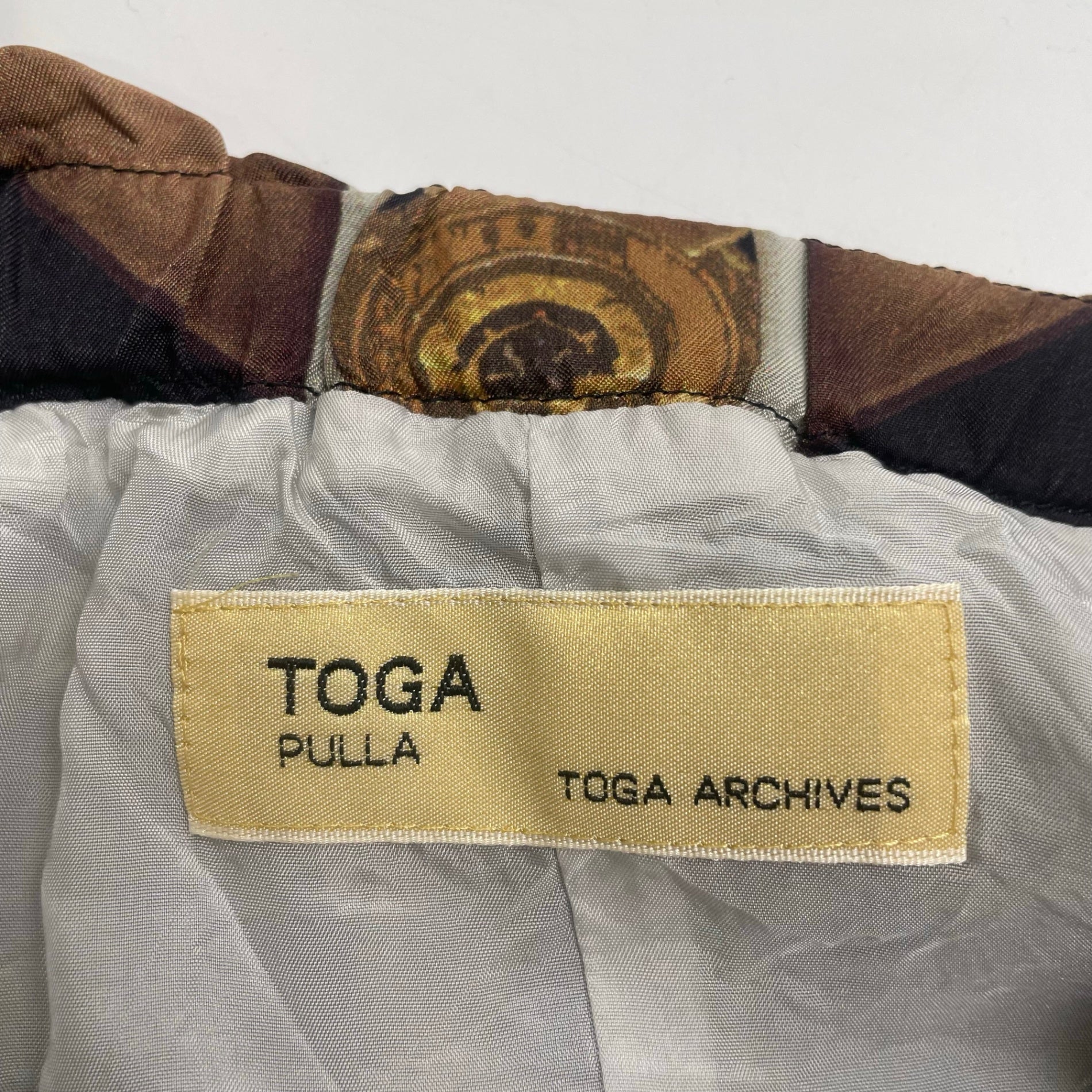 TOGA PULLA トーガプルラ / スカーフデザインスカート SIZE:1
