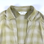 ANCELLM / OMBRE CHECK PULLOVER SHIRT 常田大希着用 SIZE:2